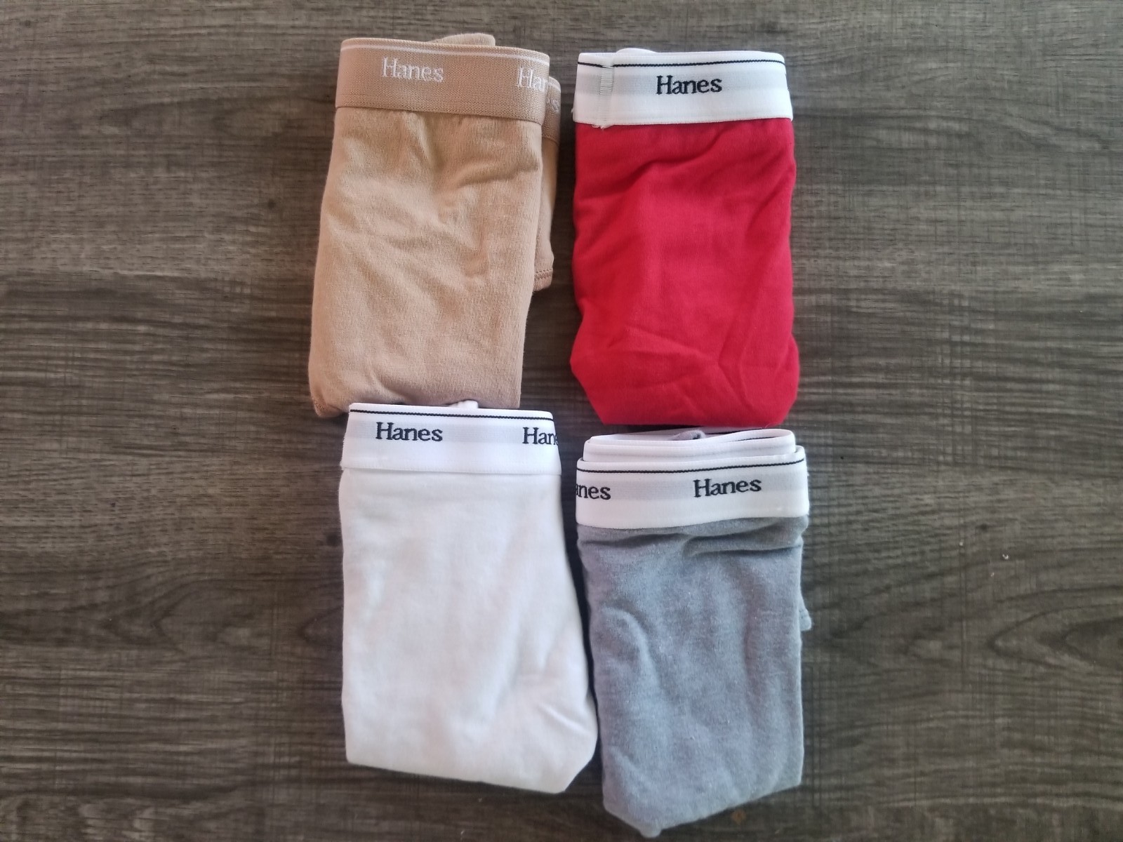 4 Pair Hanes Solid Multi HiRise HiLeg Panties XL 8 Cotton Comfort New Open Pckg