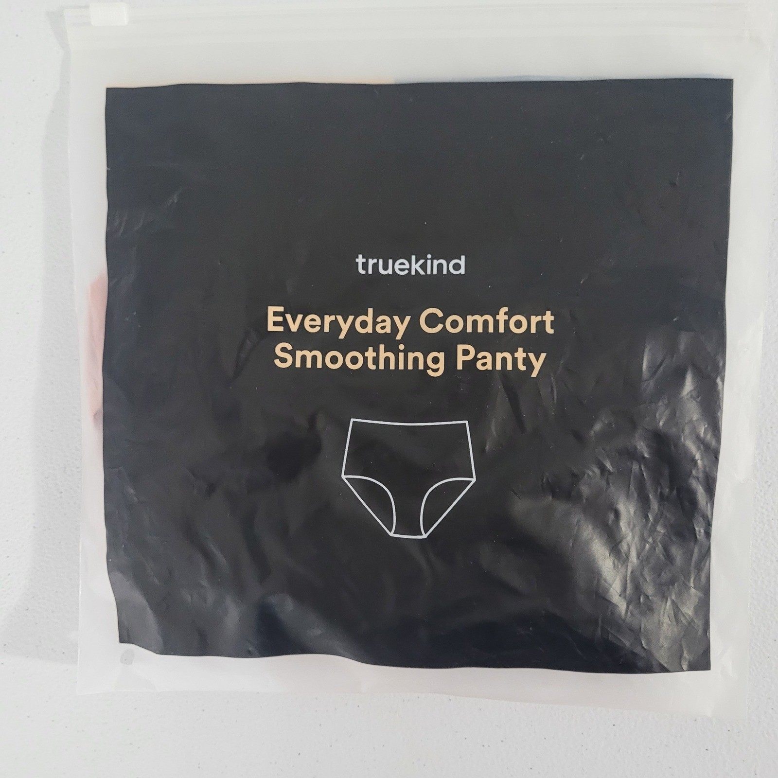 Truekind Everyday Comfort Smoothing Panty Rose Pink Med High Waist Underwear NWT
