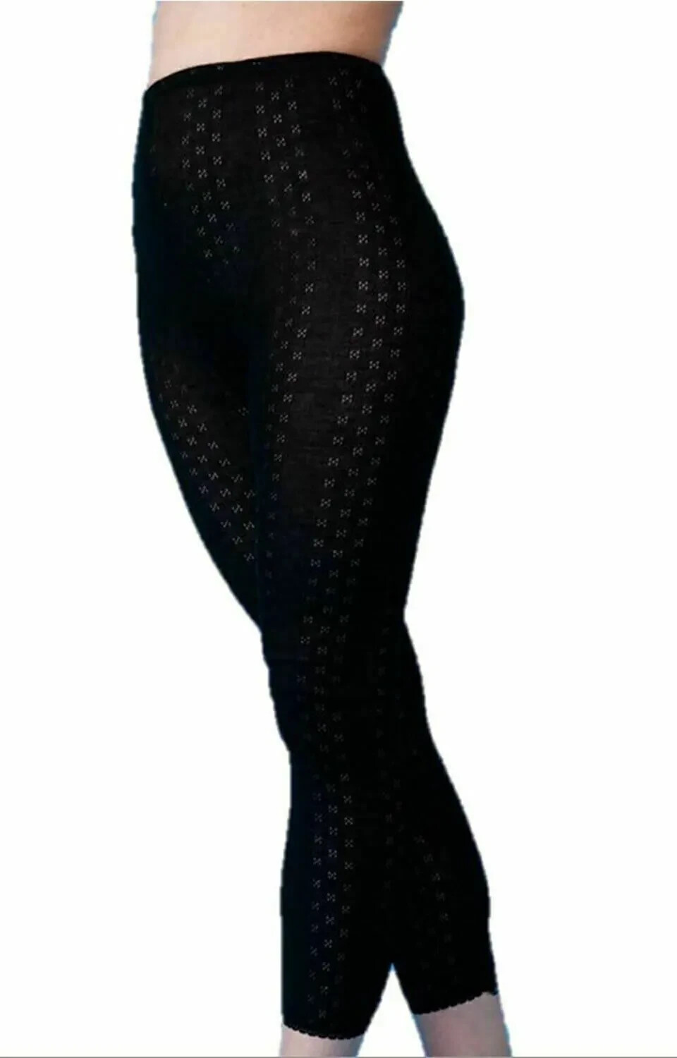 Ladies Snowdrop Thermal Black ,White Soft Warm & Comfortable Panties Long Johns