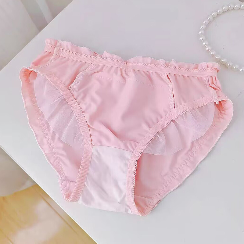 Japanese Princess Sweet Girls Lace Bow Underpants Panties Brief School Underwear