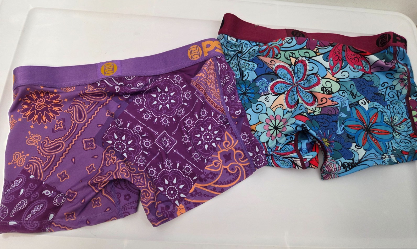 Lot of 2 PSD Hippie Dippie & Plum Bandana Women’s Small Boyshorts NWT