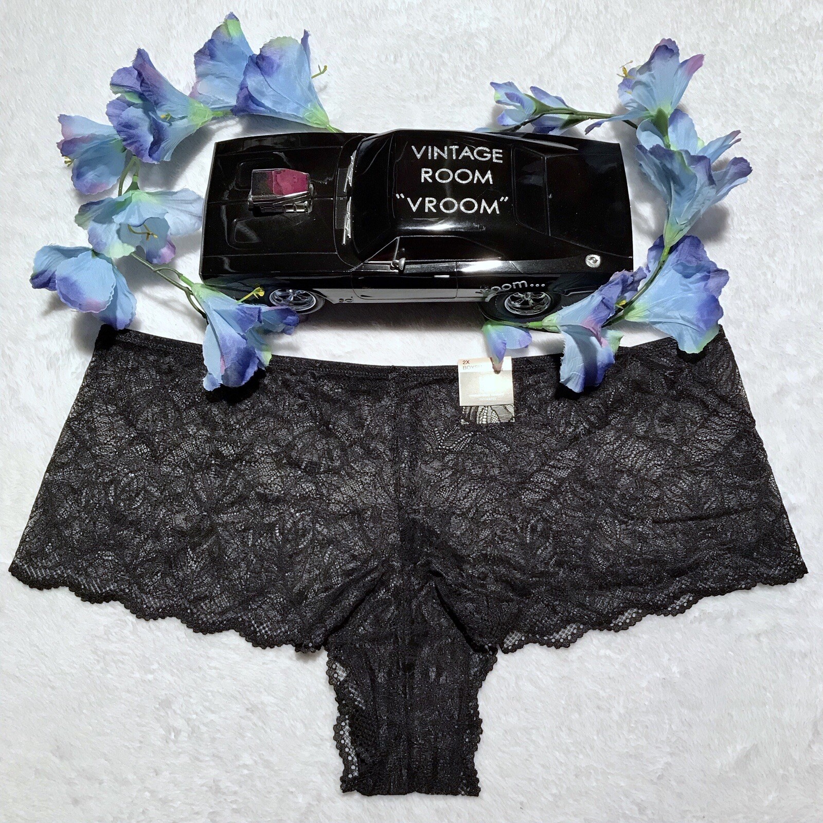Inc International Concepts NWT Black Boyshort Panty Women 3X *See Description*