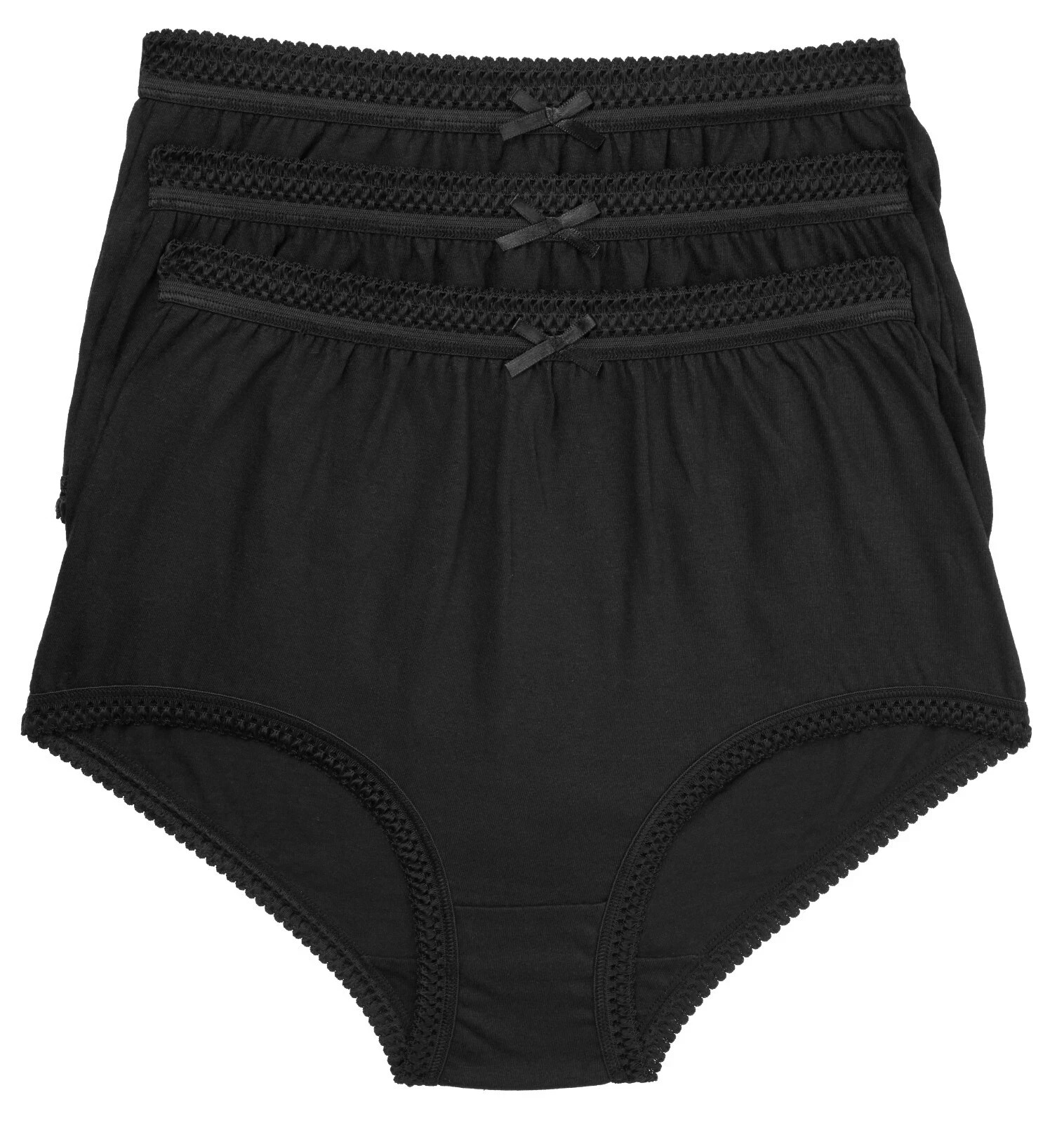 BRIEFS KNICKERS LADIES PLUS SIZE COTTON FULL BRIEFS KNICKERS UNDERWEAR