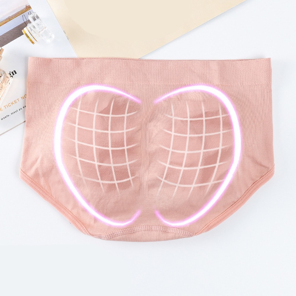 Seamless Comfortable Women Low Waist Underwear Hip for lifting Nylon Spandex