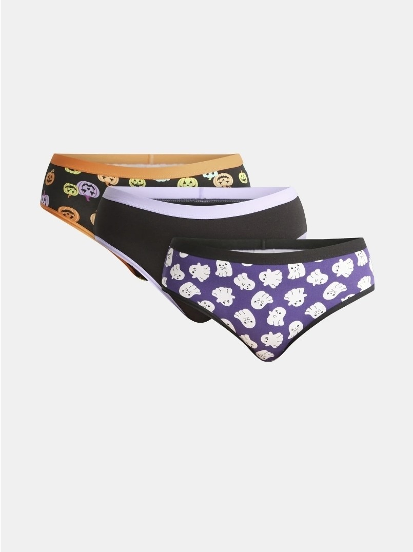 NEW Lot Of 4 Walmart Halloween 3 Packs Of Assorted Underwear Styles, Medium