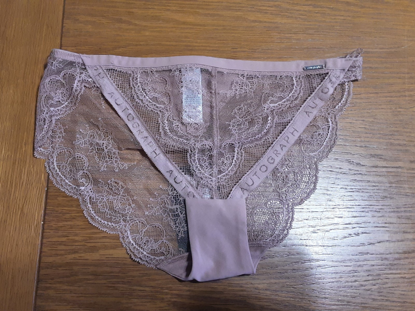 M&S Autograph Murcia Lace High Leg Knickers – Size 14