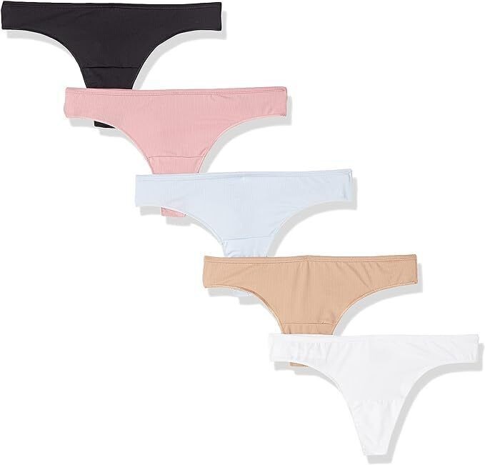 Hanes Women’s Cool Comfort Breathable Mesh Thong Underwear, 10 Pack