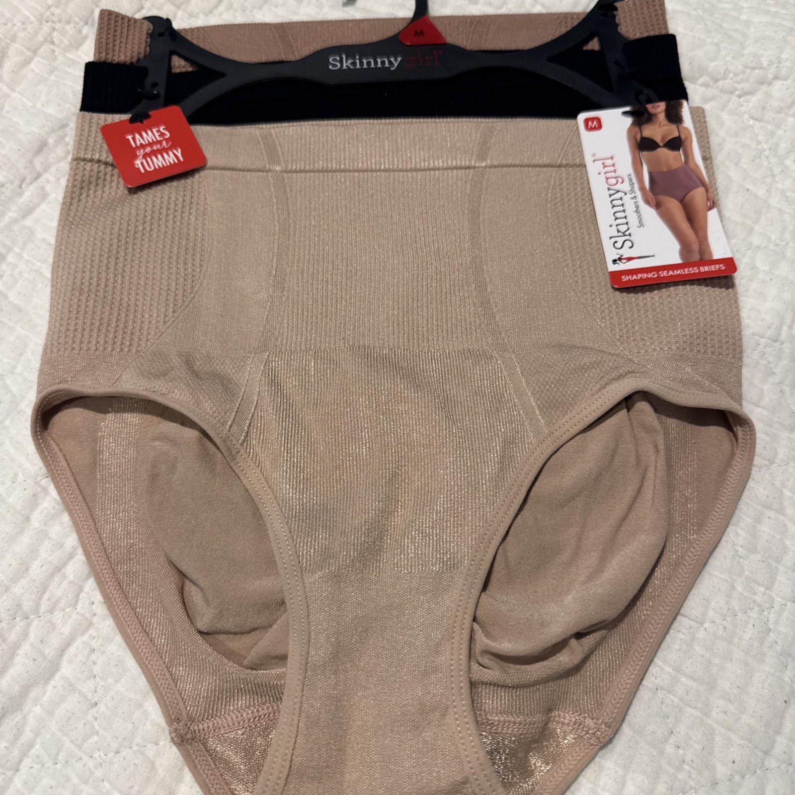 Skinny Girl Shaping Seamless Briefs Panties Size Medium Seamless 3 Pair