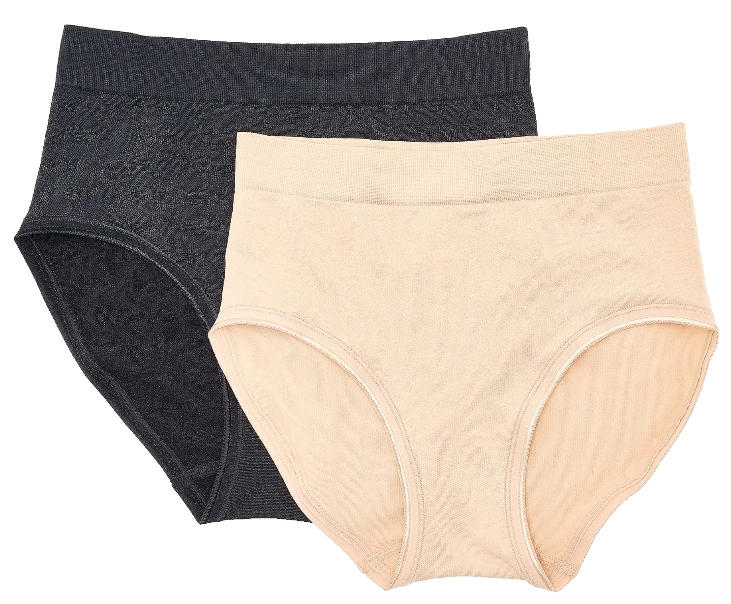 Anybody~Set of 2~All Day Briefs~Large~Black/Sand~A586580 11177