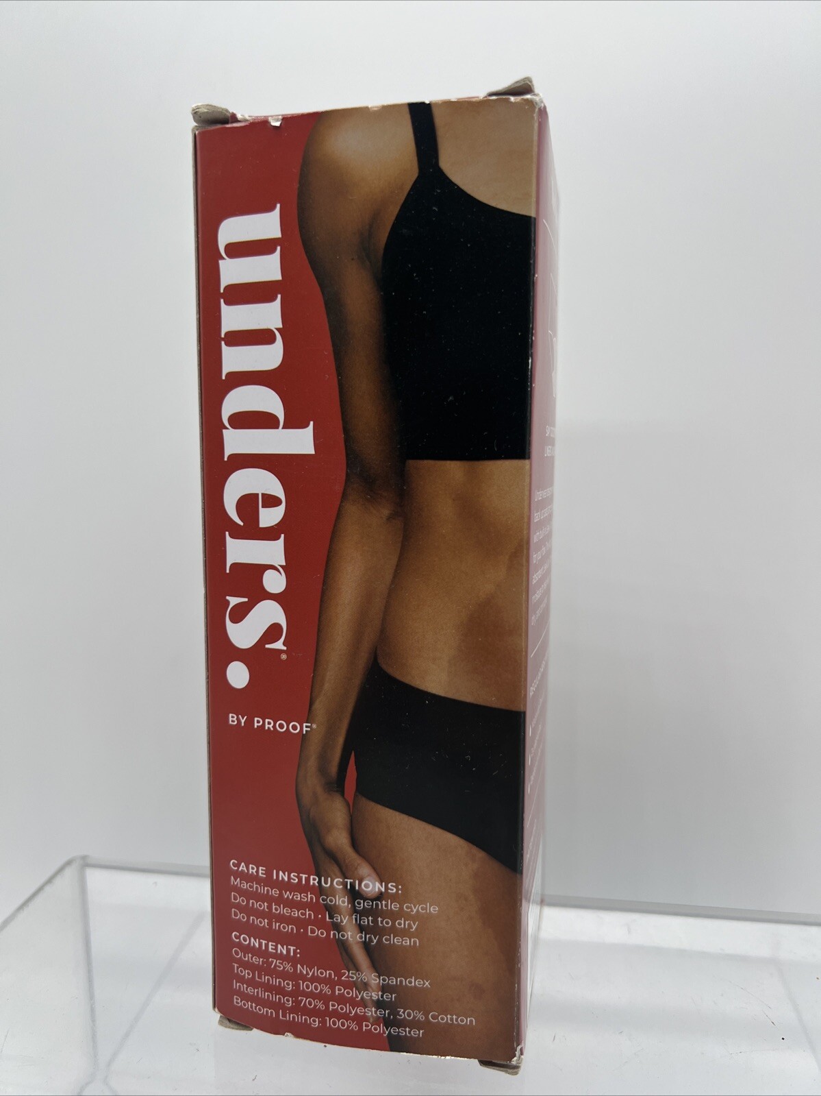 UNDERS XL BRIEF Period Proof Underwear Regular Absorben Black Panty COMBINESHIP