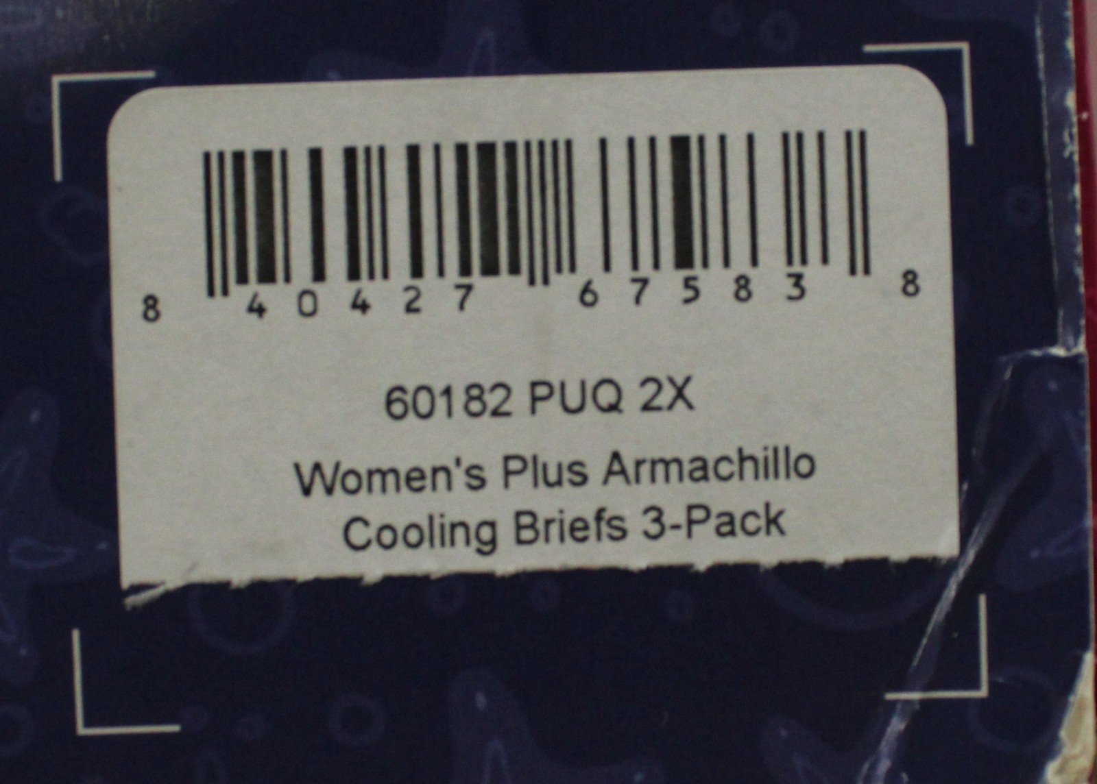 Duluth Trading Co. Women’s Plus 3-Pk Armachillo Cooling Briefs AC2 Multi Size:2X