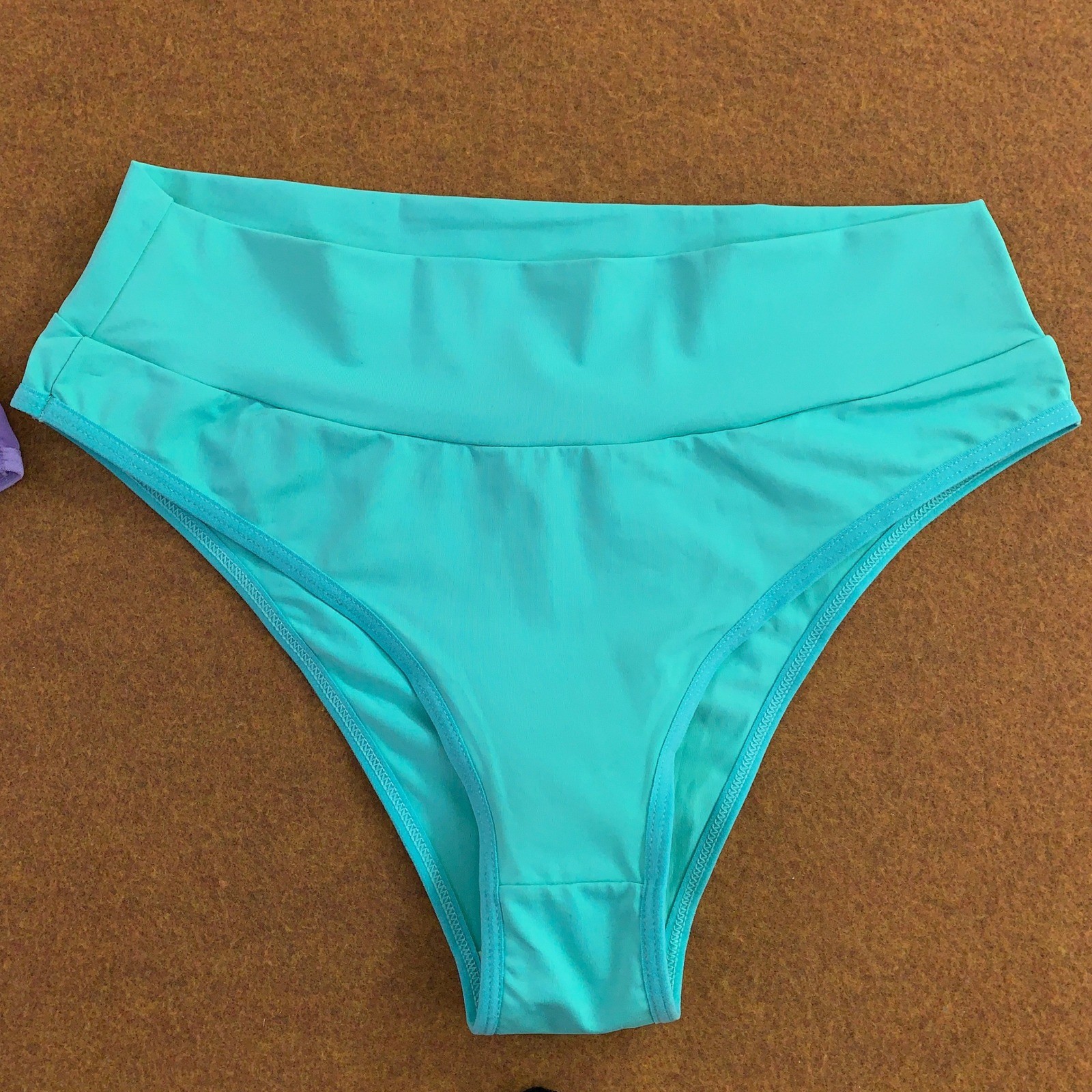ISA_INTIMATES Womens GG L Multi Color Lace Waist High Rise Bikini Panty 3 Pack