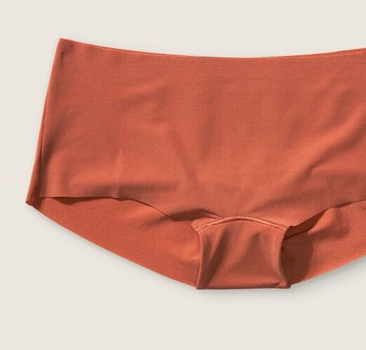 XL NOSHOW Fall Chestnut Spice Stretch Victorias Secret PINK Boyshort Brief Panty