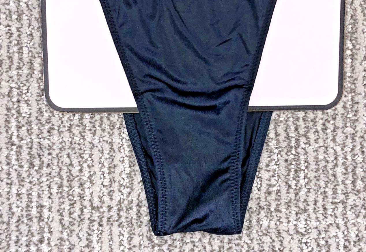 Victorias Secret NWT Large Blue Shine Strap Brazilian Panty Sexy Electric Orchid