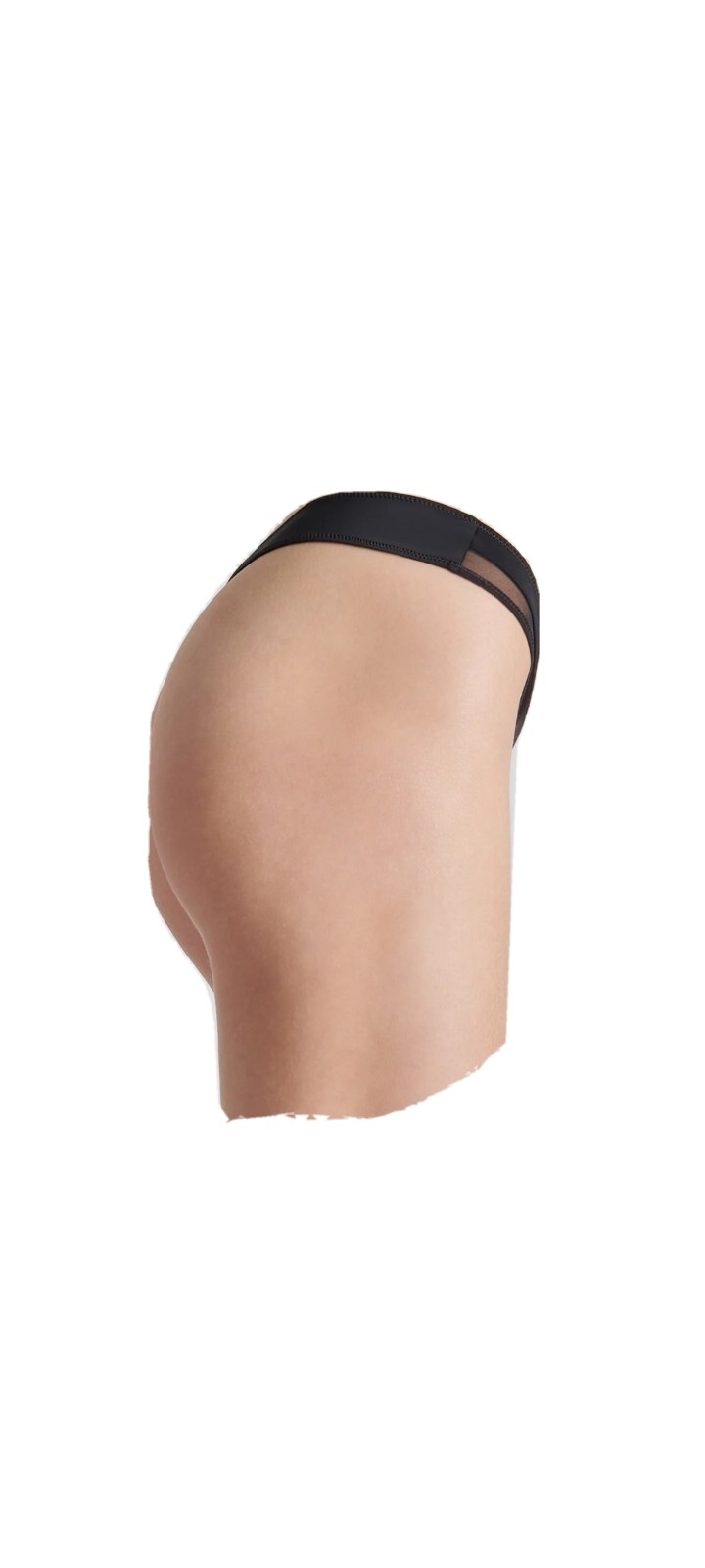 HIGH HIPS THONG – PURE TENTATION US Size 6 Medium Color Black NWT Free Shipping