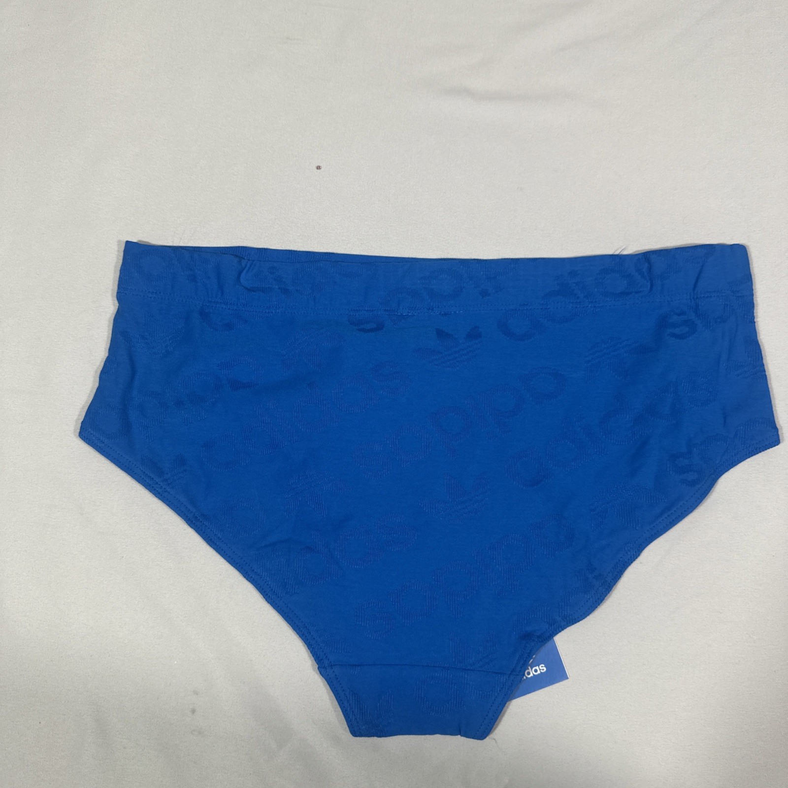 NWT $24 Adidas [ Large ] 4A4H68 Terrot Flex Cotton Hipster Panty Bluebird U1434