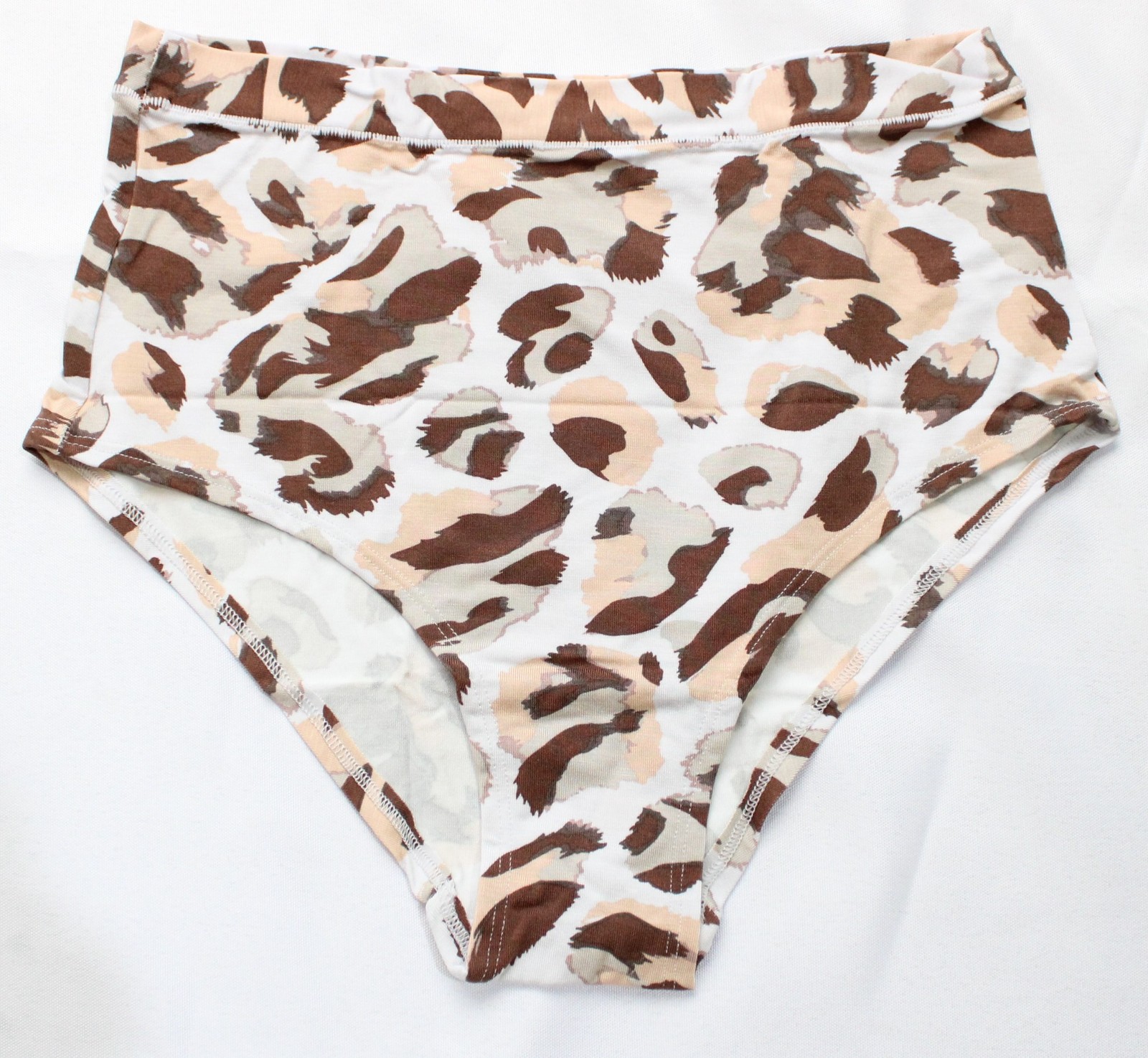 MeUndies Women’s Feelfree High Waisted Cheeky Underwear BM7 Feline Large NWT
