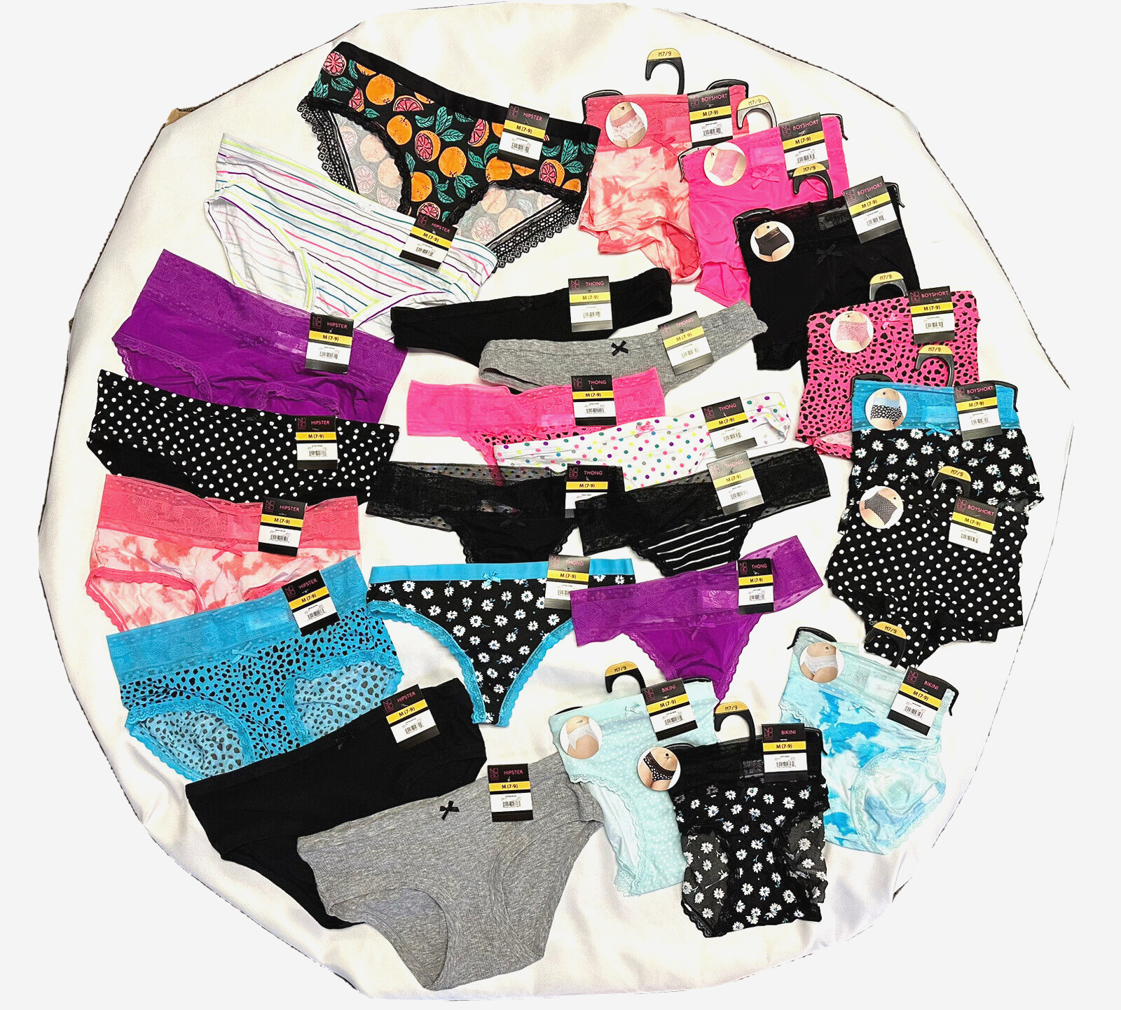 Women’s No Boundaries Undies NEW! Sizes XS-XXXL Style THONG