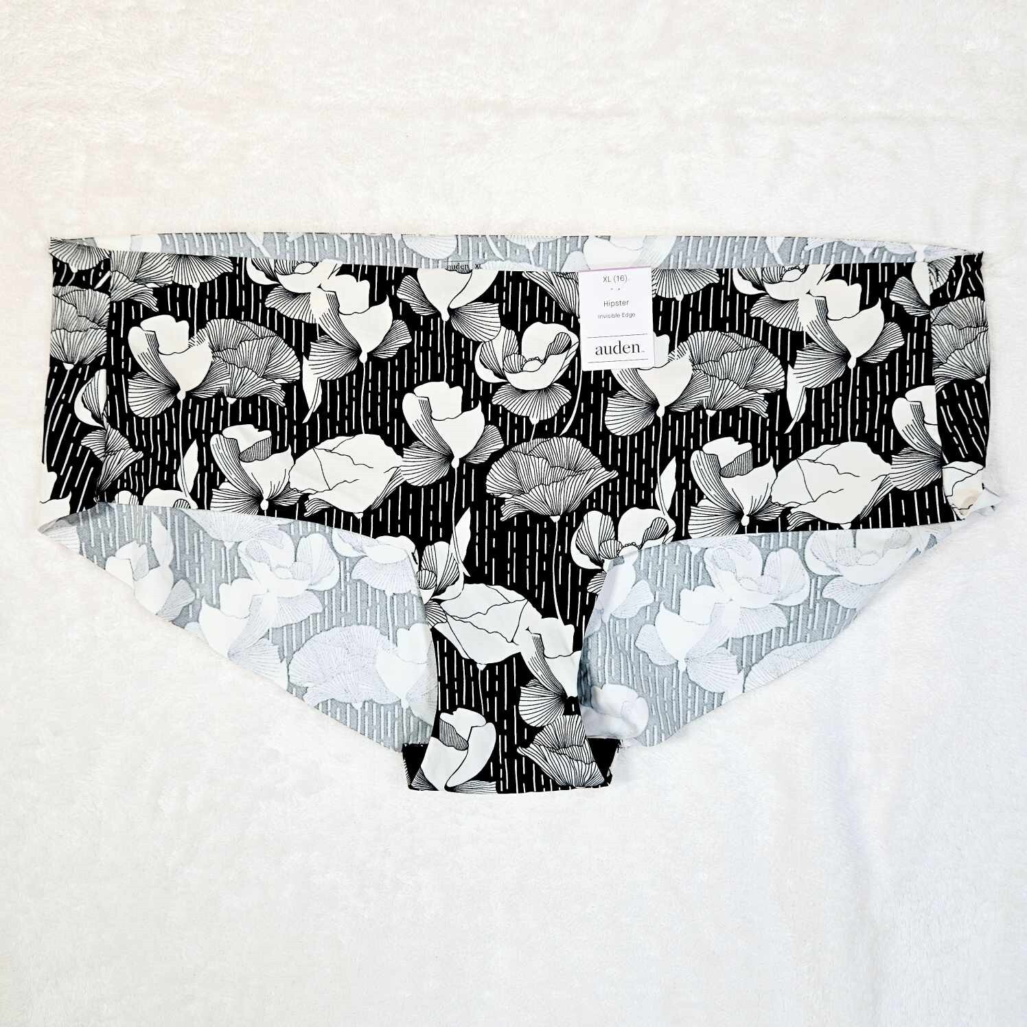 Auden 6pk Assorted Laser Cut Hipster Underwear Womens X-Large Stretch