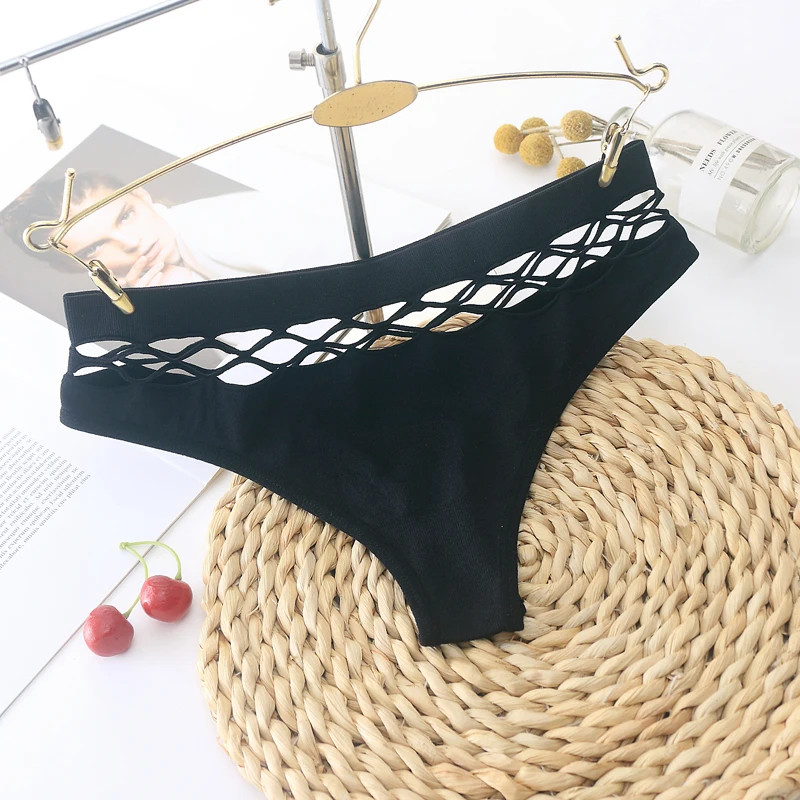 Low Rise Fishnet G String Panties Women’s Hollow Out Seamless Soft Stretch Thong