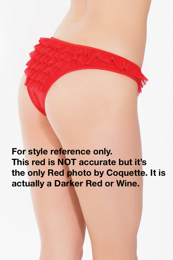Ruffled Panties in Average O/S or Diva XL O/S Coquette #174 / 174X