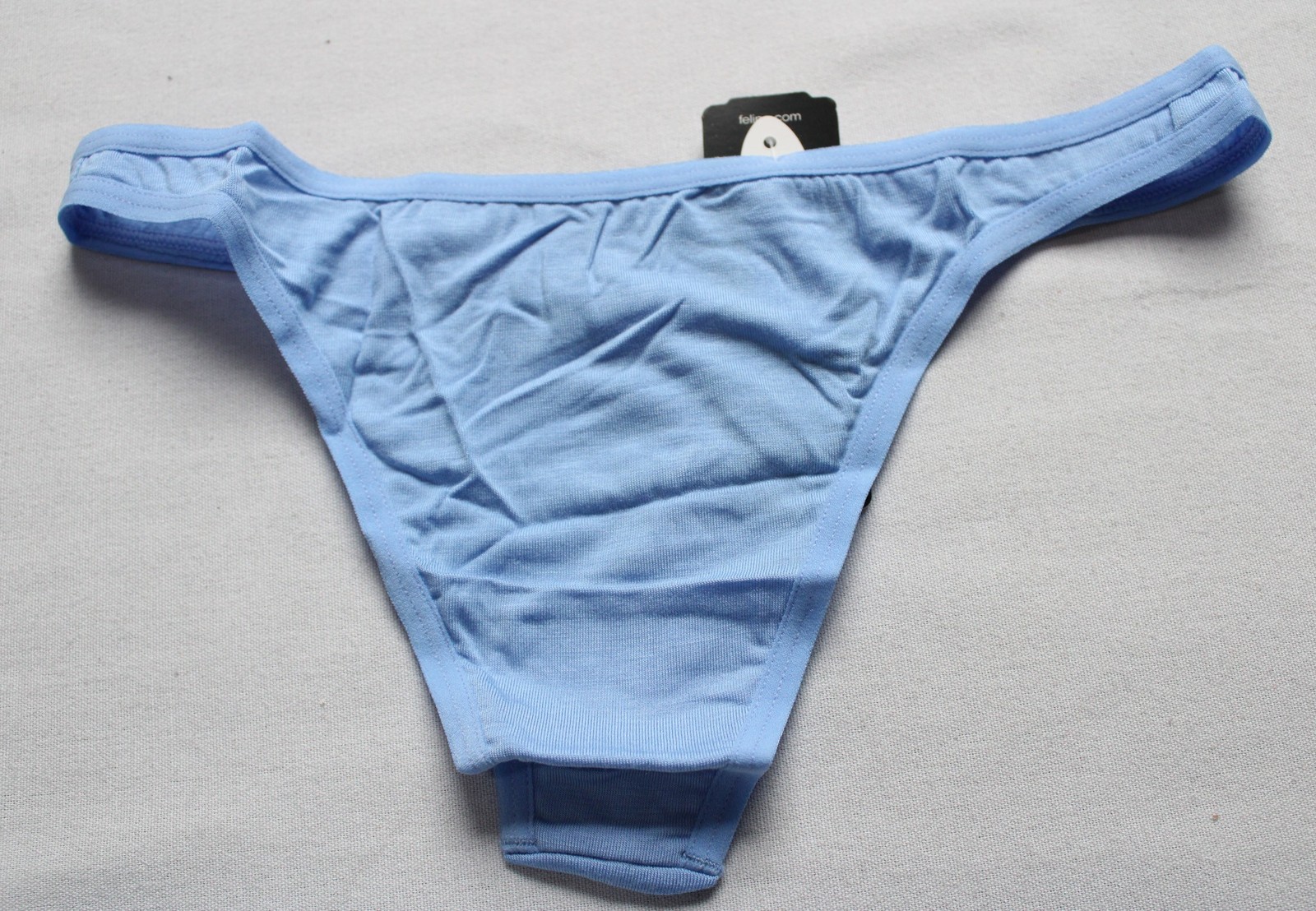 Felina Women’s So Smoothing Low Rise Modal Thong LB3 Dusty Blue Small NWT