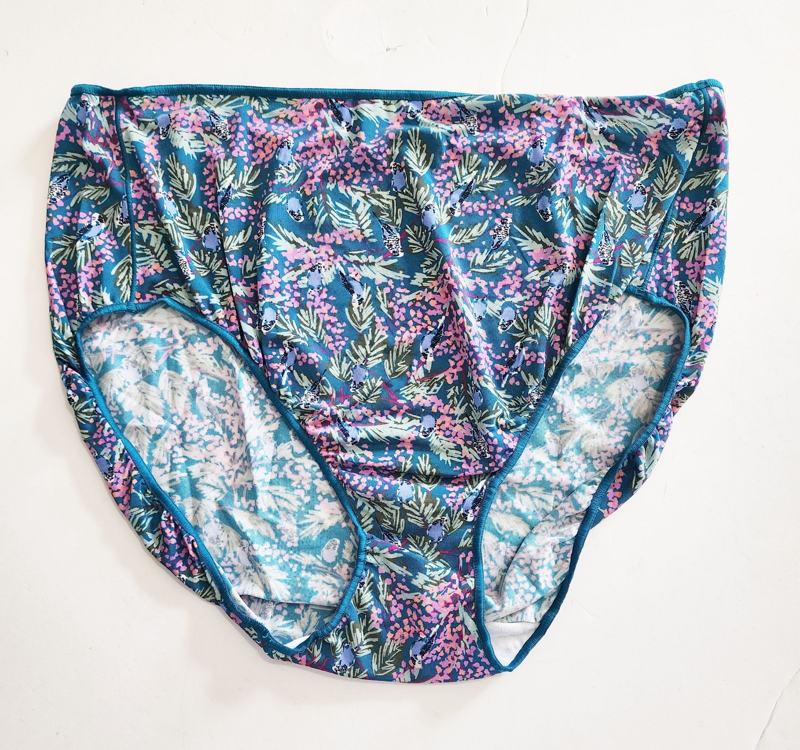 3 Jockey No Panty Line Promise Hip Brief Panty Parakeet 1372 Sz 10/3XL – NWT