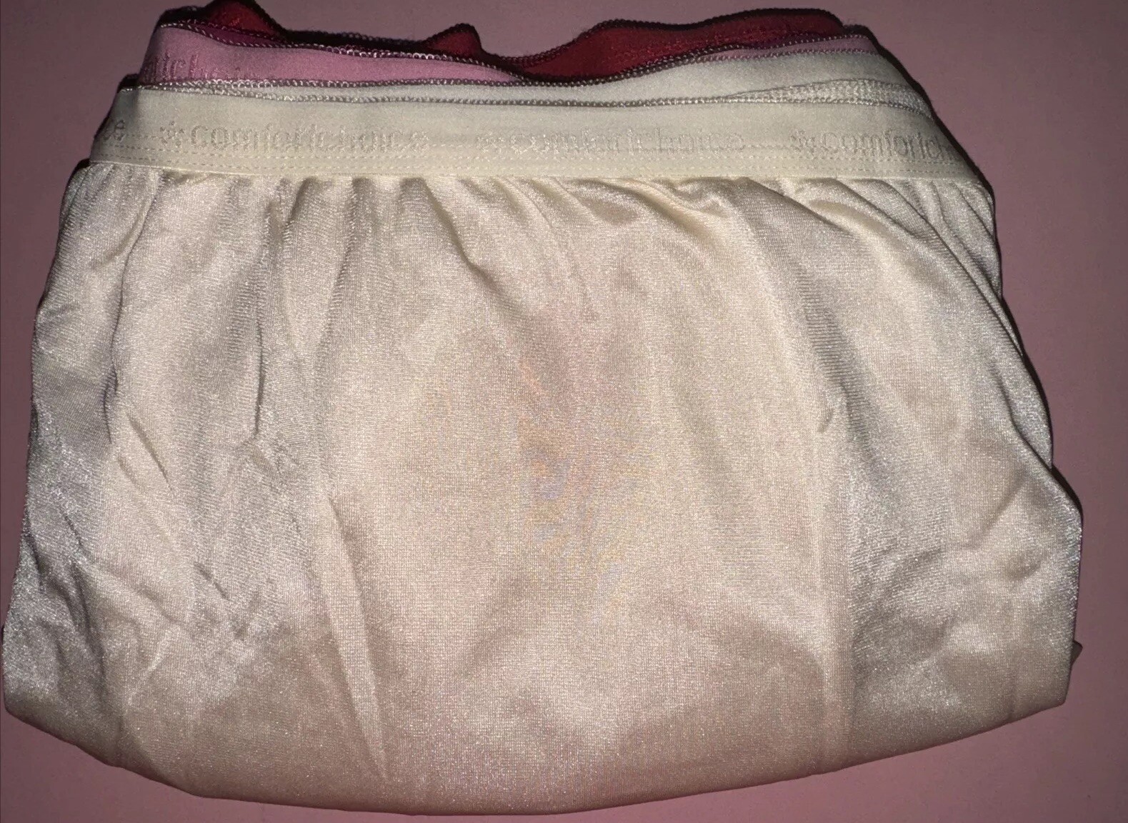 Womens Plus Size 14 Nylon Brief Panites 5 Pack Comfort Choice NEW