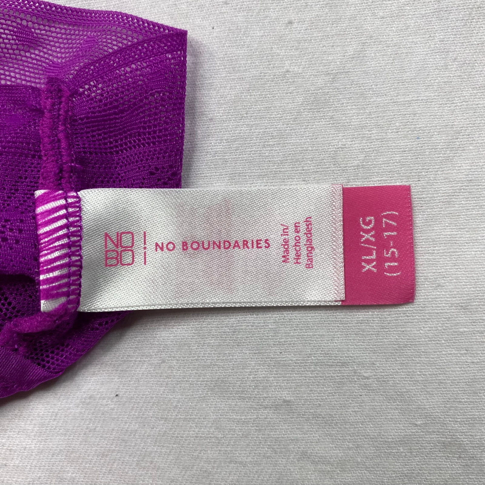 No Boundaries Juniors Thongs Underwear sz XL sz 15 – 17 Multicolor 3 Pack NEW
