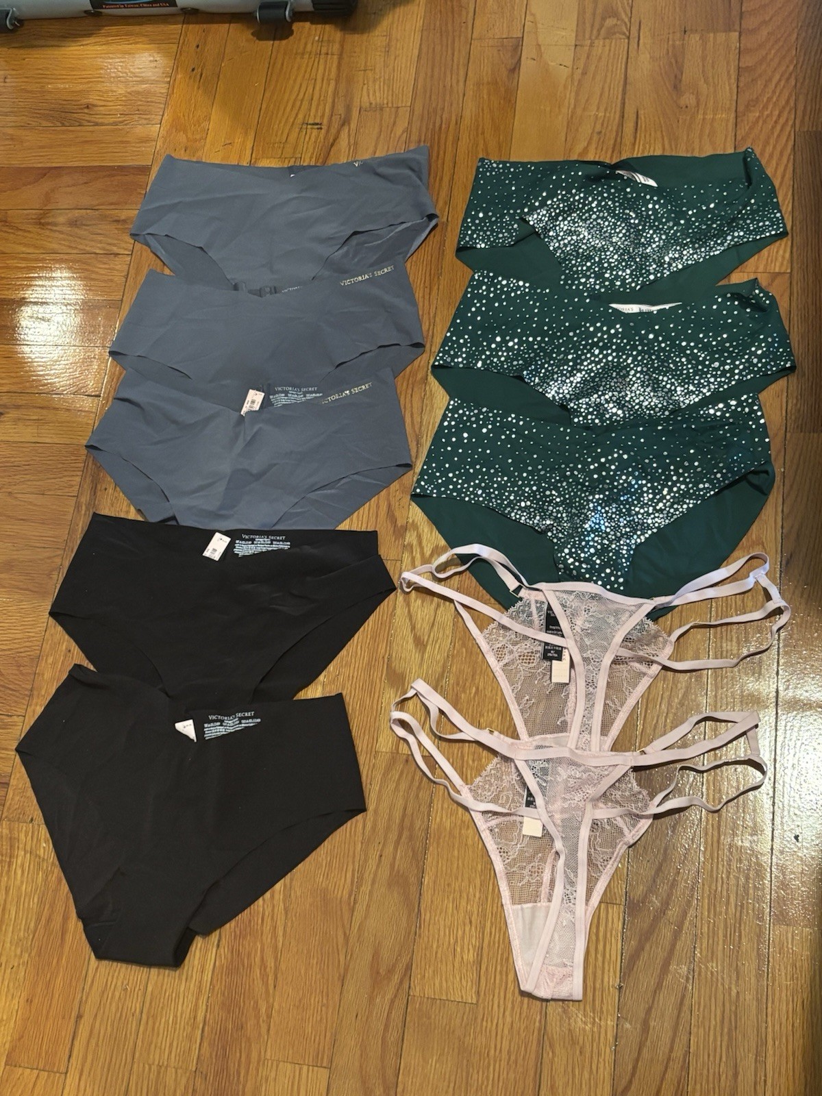 LOT OF 10 Victoria Secret Mixed Styles Colors Panties Size MEDIUM NWT SHIPS FREE