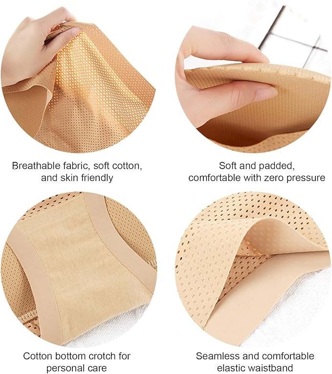 Booty Shaper Padded Underwear Panty Womens Fake Ass Butt Lifter & Hip Enhancer