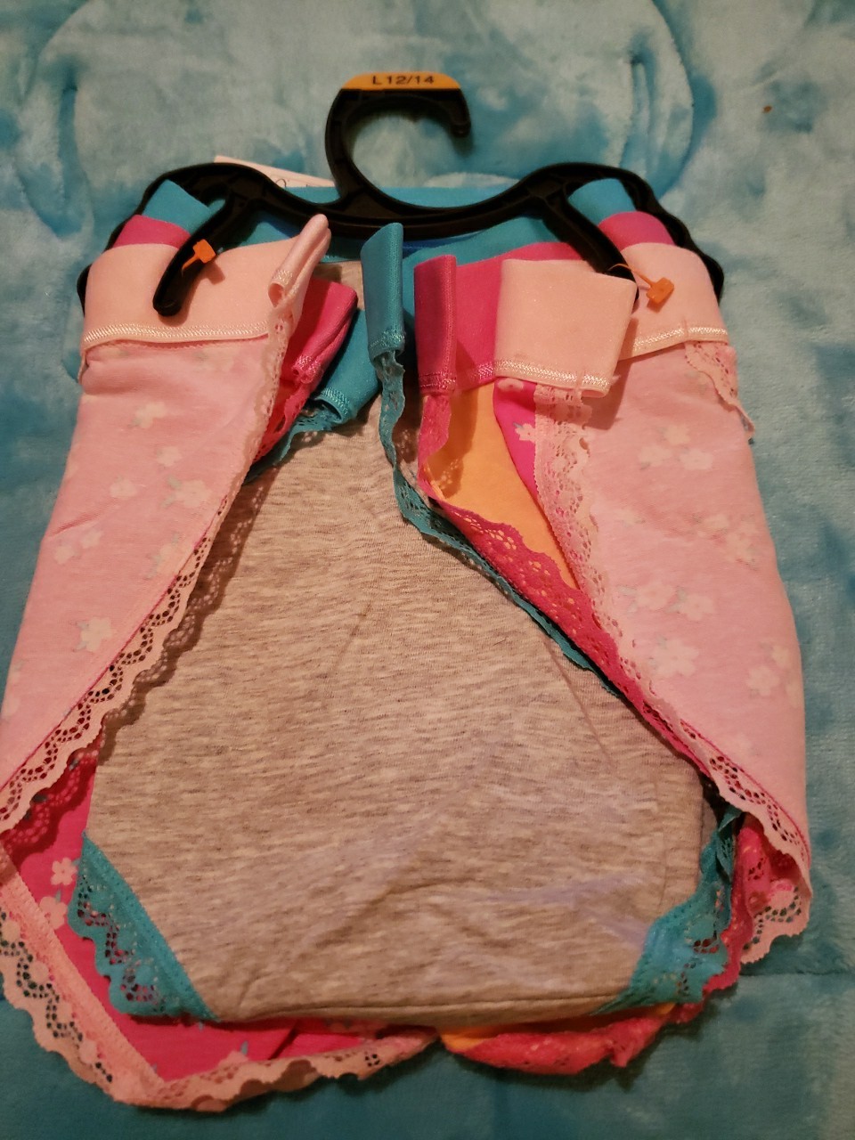 1 CELEBRATE! SUMMER 3-PACKS STRING BIKINI PANTIES SIZE L (12-14) NWT