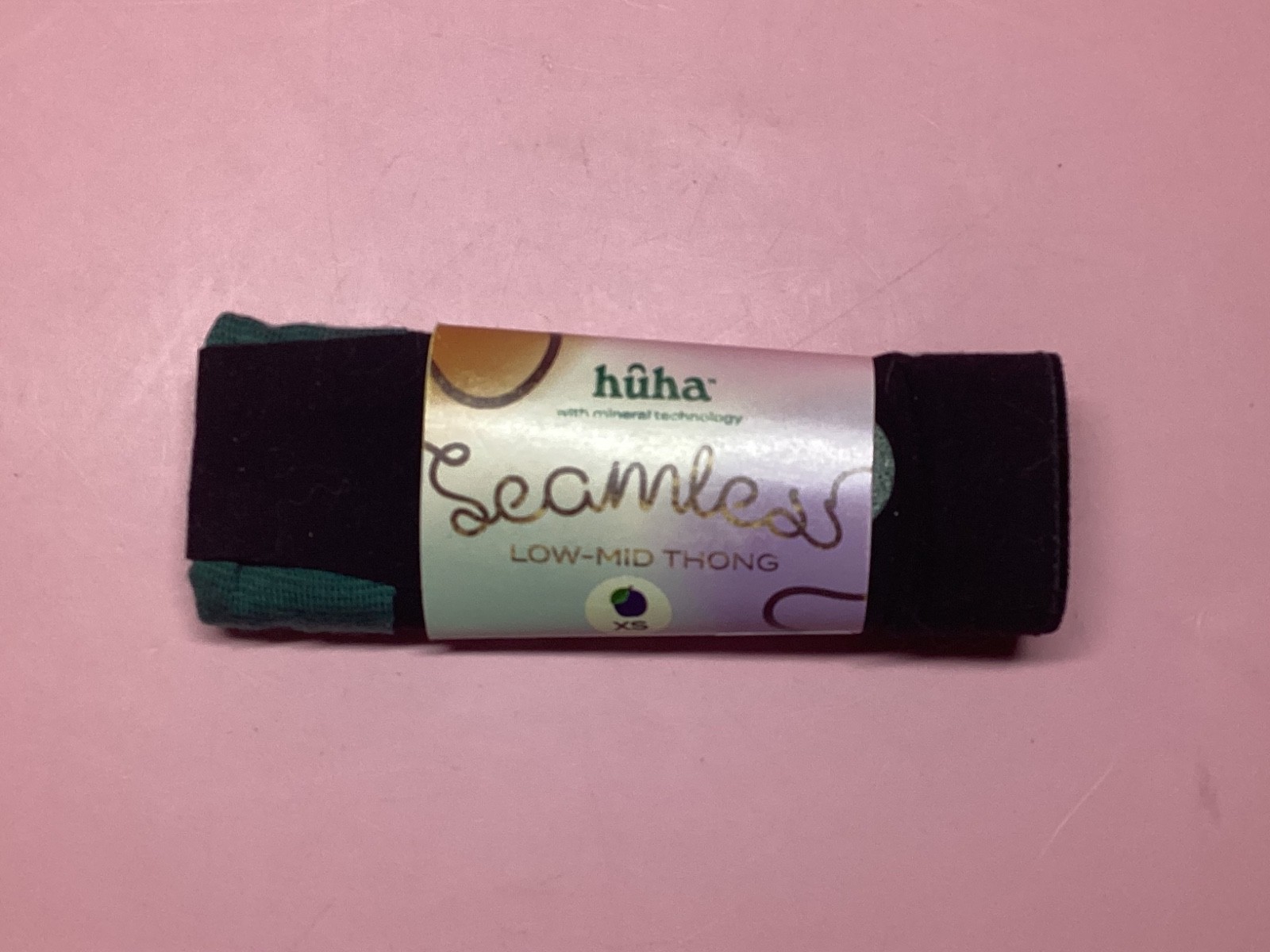 Huha Seamless Low-Mid Rise Thong – Black In Size XS NWT
