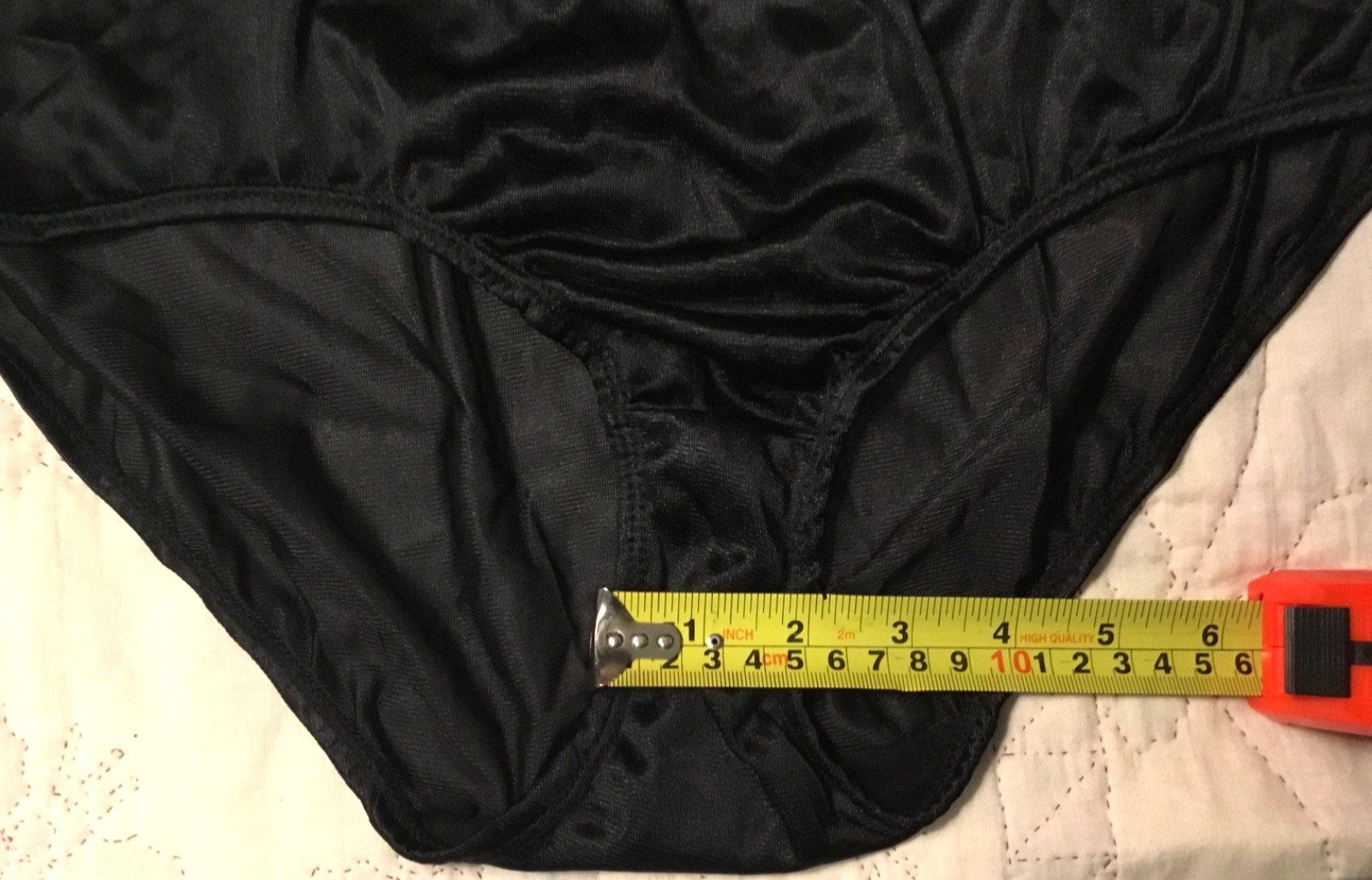 4 Pair Ladies 100% Polyester Black Colored Briefs Style# SB4000 RN# 86752