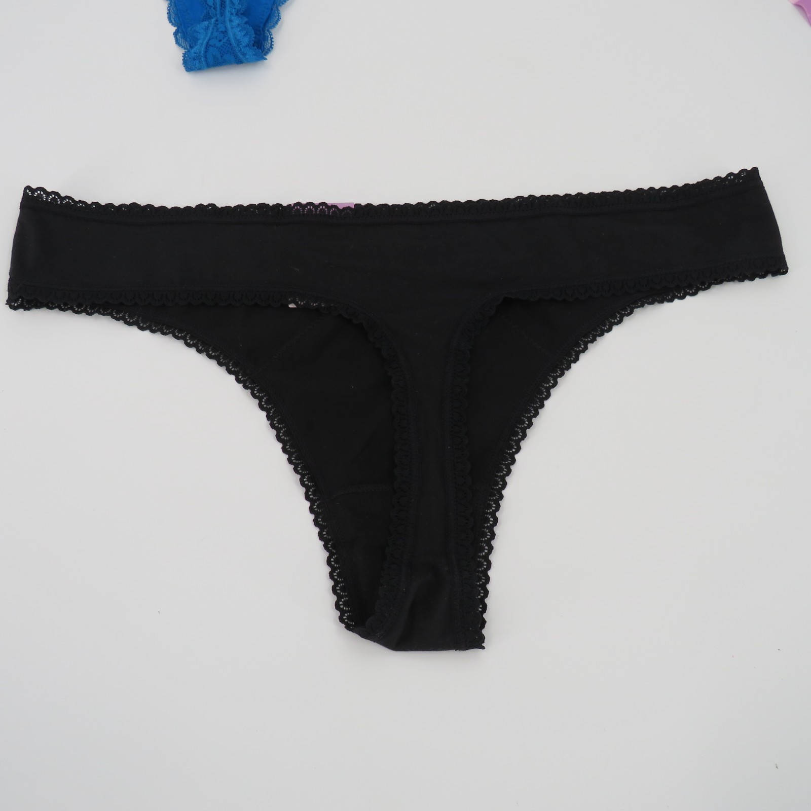 Auden Bonded Edge & Lace Thong Underwear Women’s Size XL (16) – 3 Pairs
