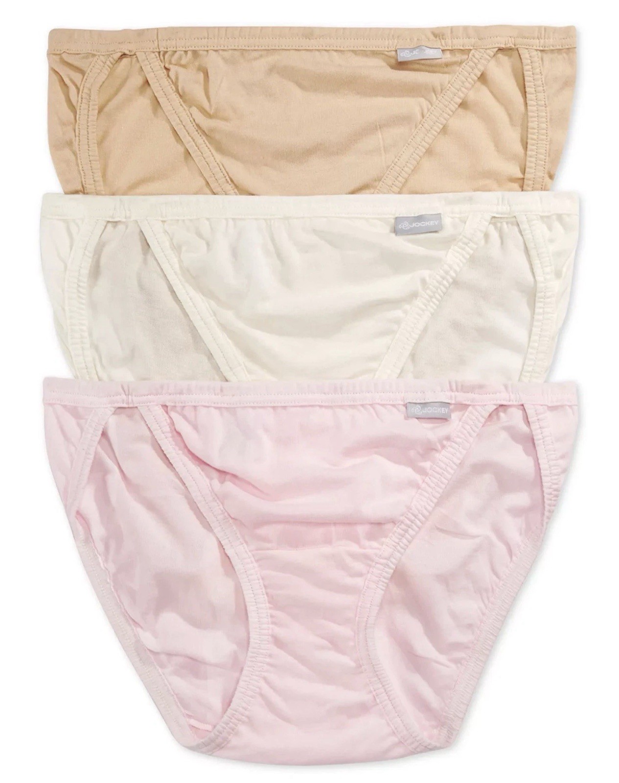 Jockey Elance String Bikini Underwear 3 Pack Multi Size 7/L