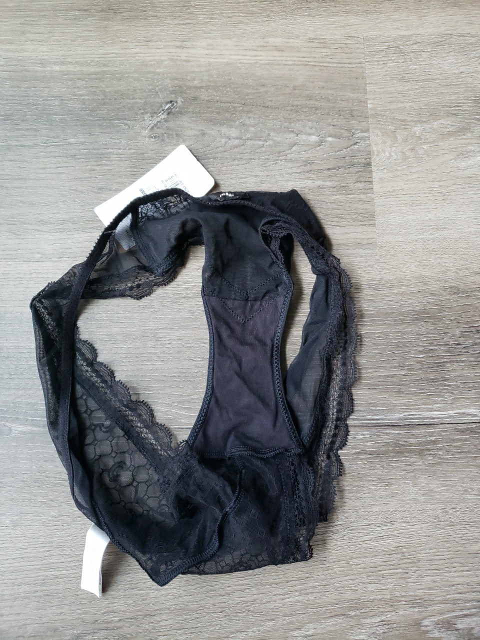 NEW Chantelle 3643 SHEER Black Lace Brazilian Panties Sz S Panty Nordstrom READ