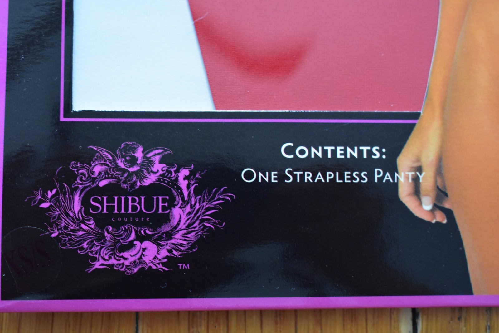 NEW Shibue Tabue Strapless Panty / Washable & Reusable / size:xs/s / Color:Red