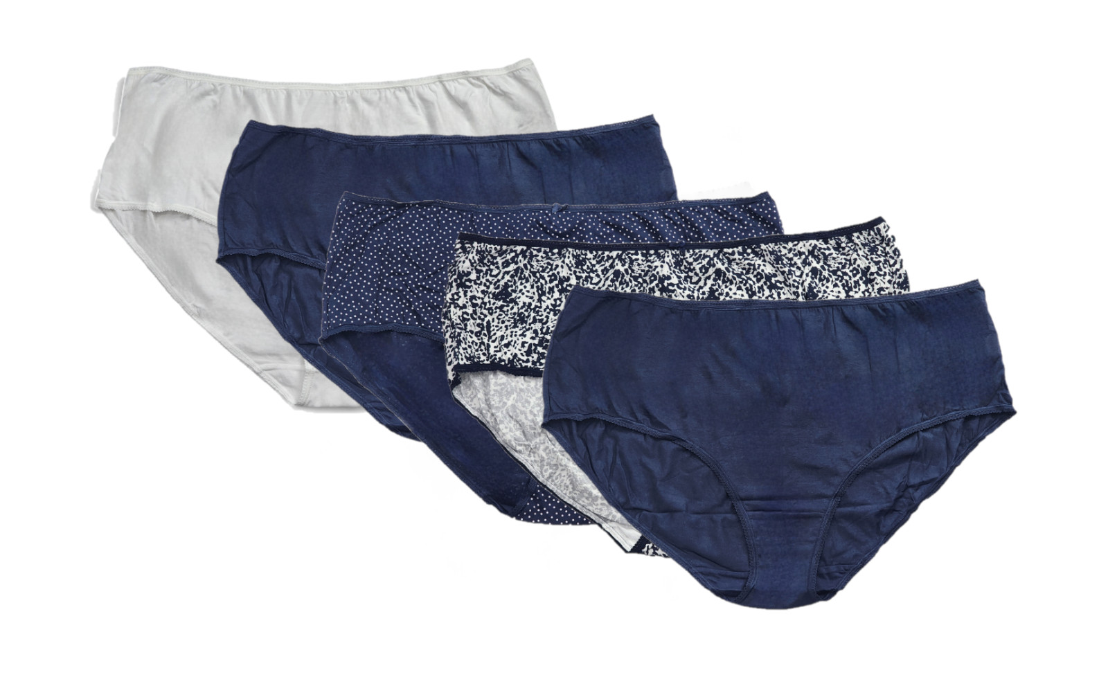 M&S 5pk Cotton Lycra Printed High Rise Shorts