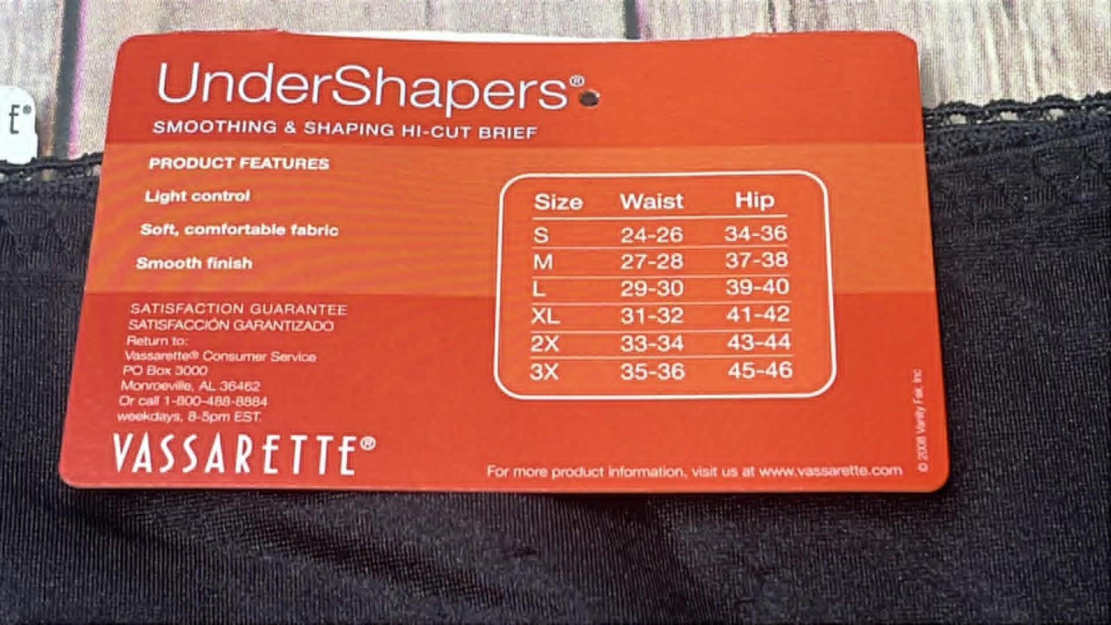 NEW NOS Vassarette Undershapers Women’s LARGE Hi Cut Brief Panty 48001 Lot of 2