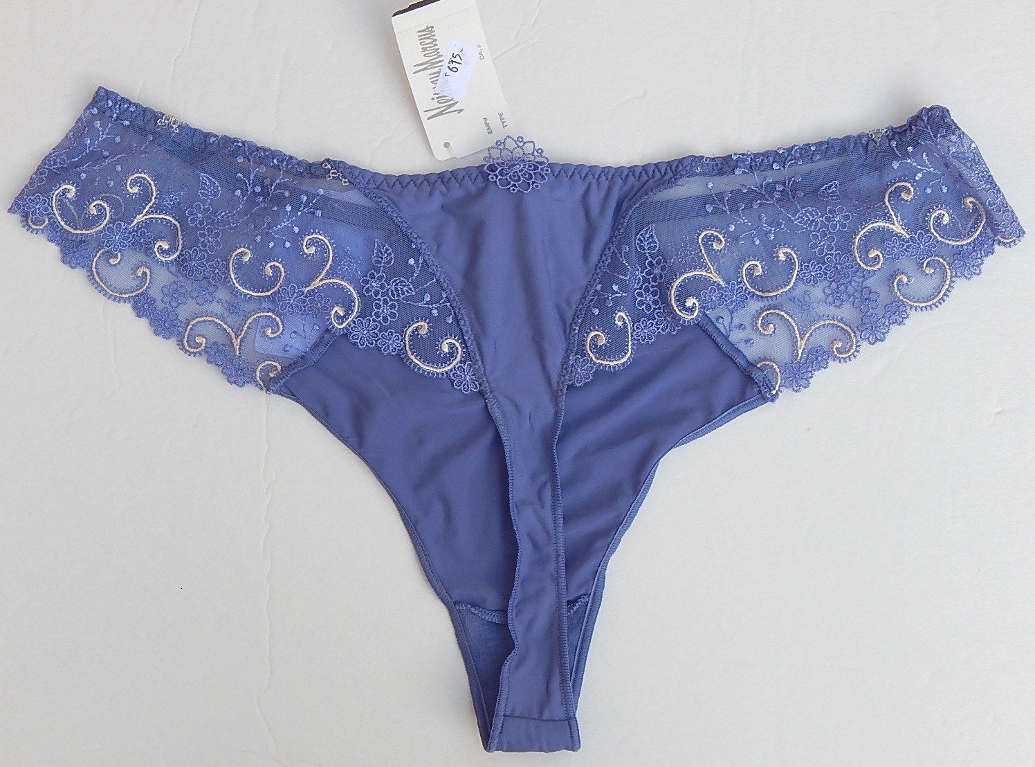 Simone Pérèle LACE THONGS PANTIES sz 4(FR) XL(US) PURPLE NEW 100%AUTHENTIC