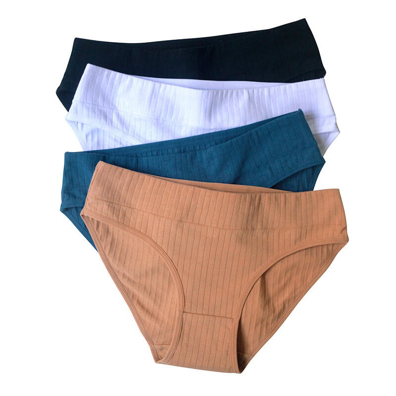 8Pcs/Set Cotton Women’s Breathable Briefs Panties Comfortable Briefs Underpants