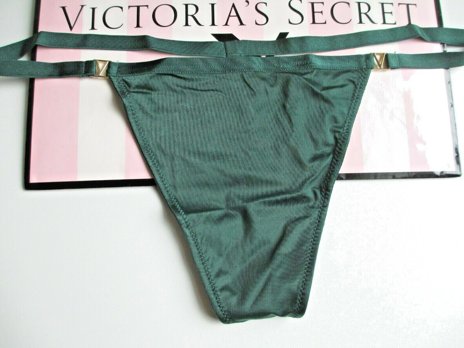 VICTORIA’S SECRET VERY SEXY Dark Green V-String Thong Panty S M L G-String VS