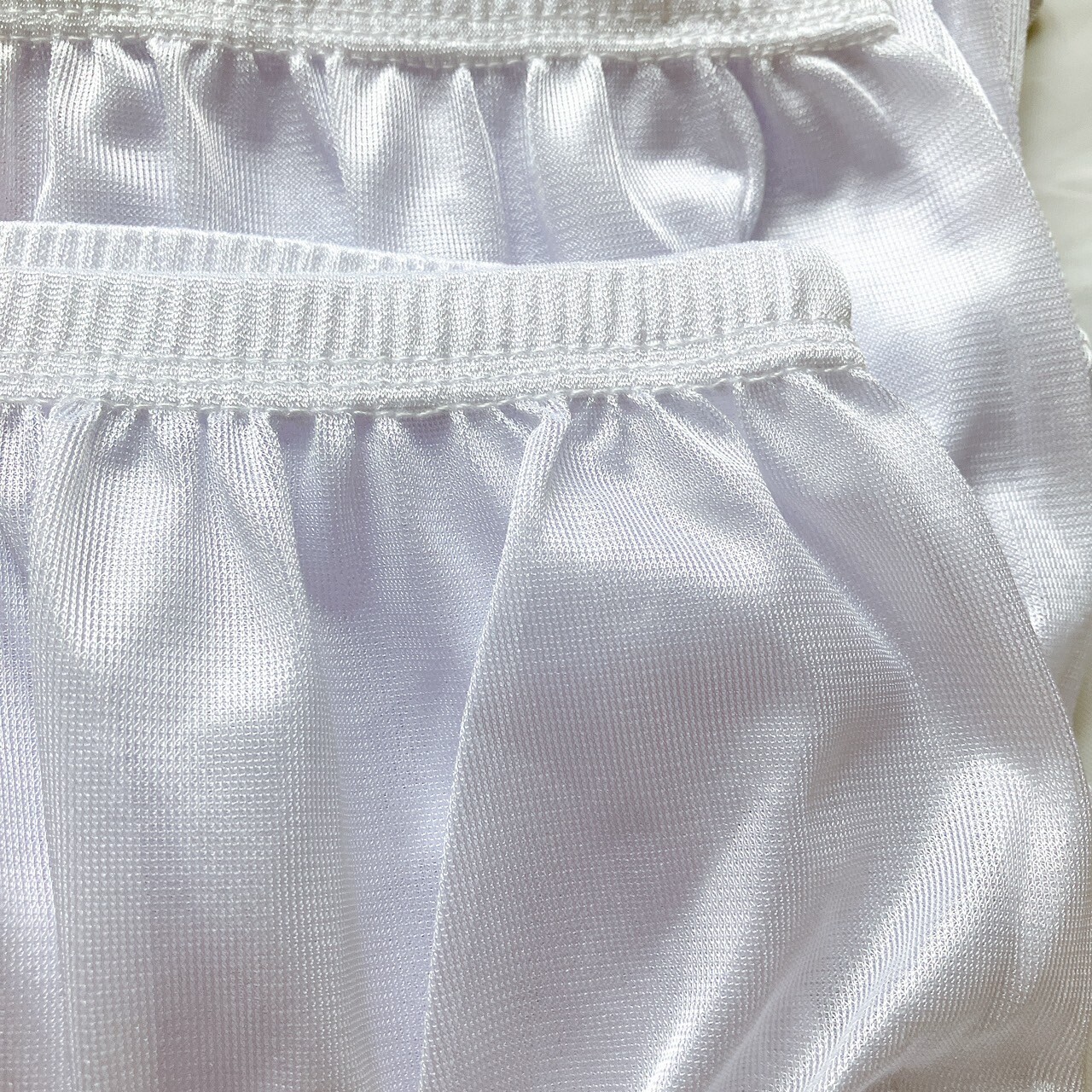 6 Pcs White Nylon Panties Knickers Panty Unisex Underwear Soft Undie Size M-3XL