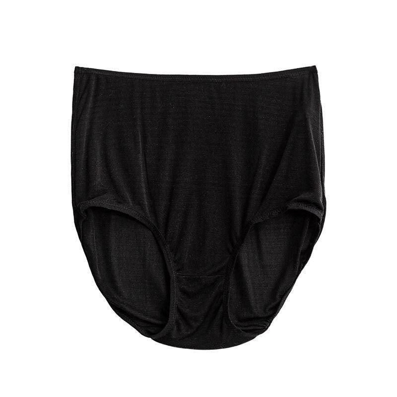 Women’s Silk Knickers Plus Size Panties Full Coverage Briefs High Rise Underwear