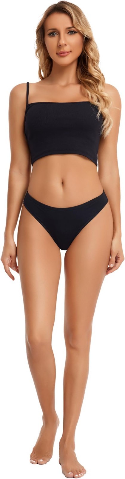 voenxe Seamless Women Underwear Thongs,No Show Ladies Thong,No Line Workout Brea