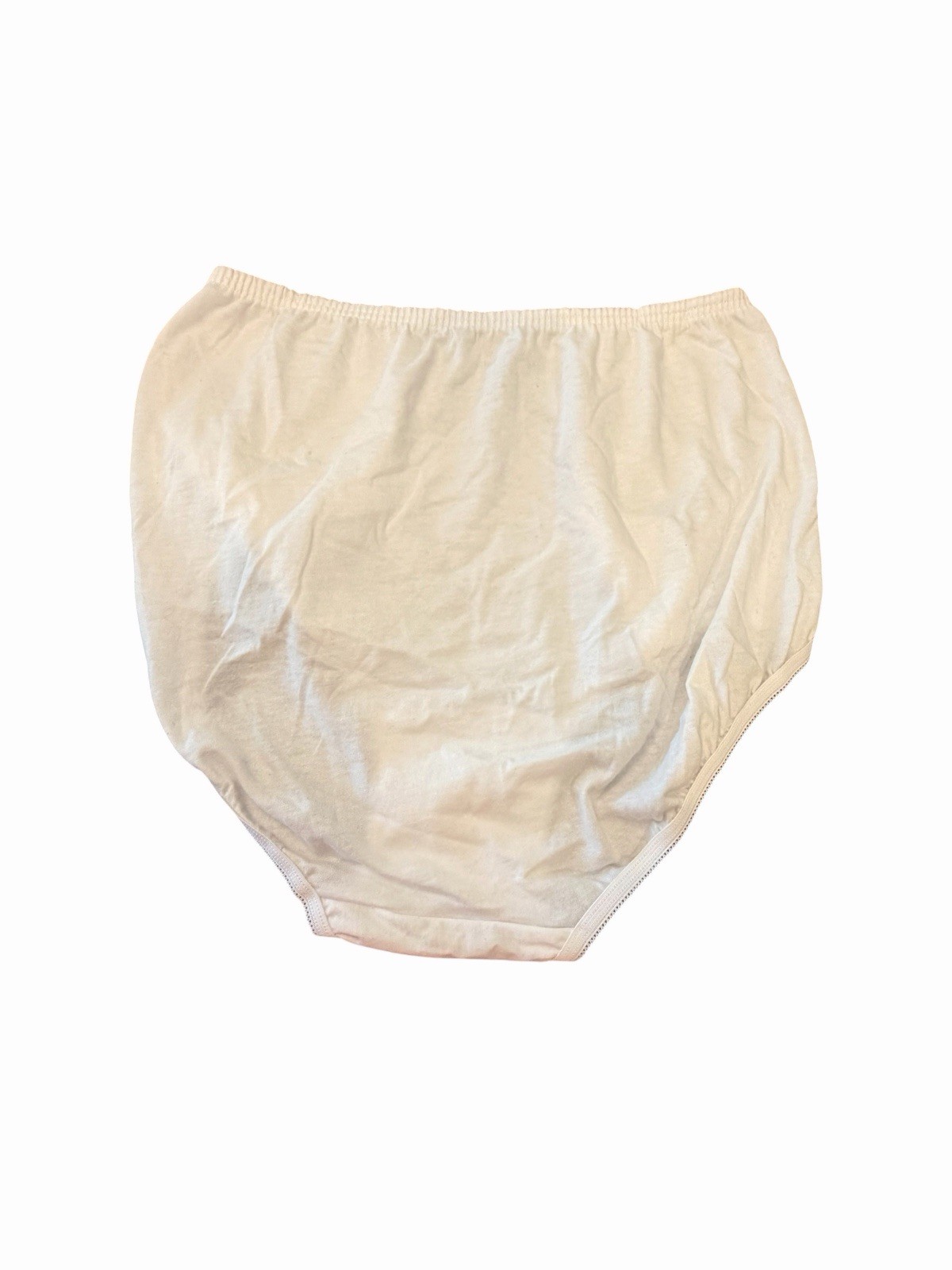 Vanity Fair Perfectly Yours Tailored Cotton Brief White Size 7 Large 15320 NEW
