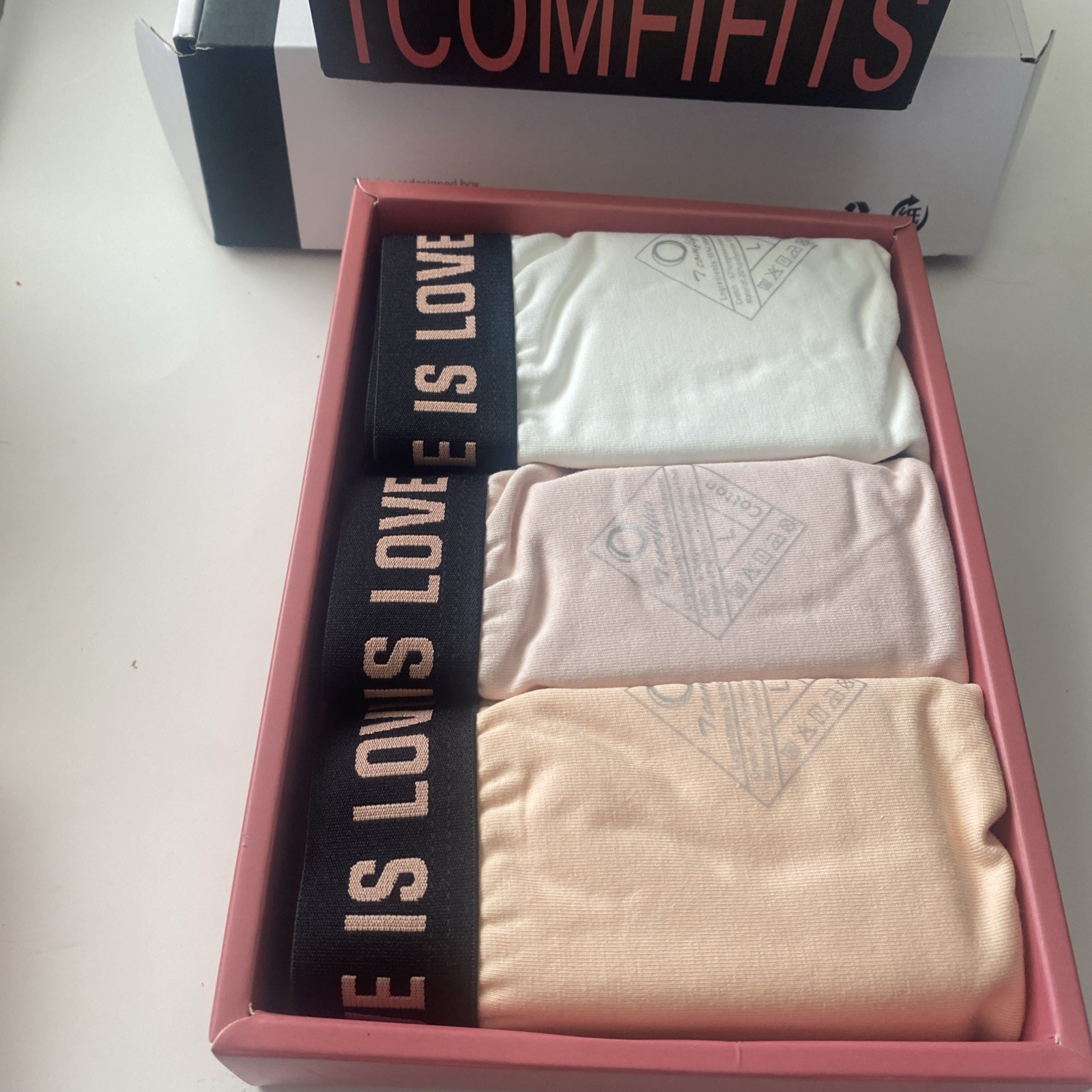 Tcomfifits Women’s Seamless Hipster Underwear Large 3 Pack Cotton Antibacterial