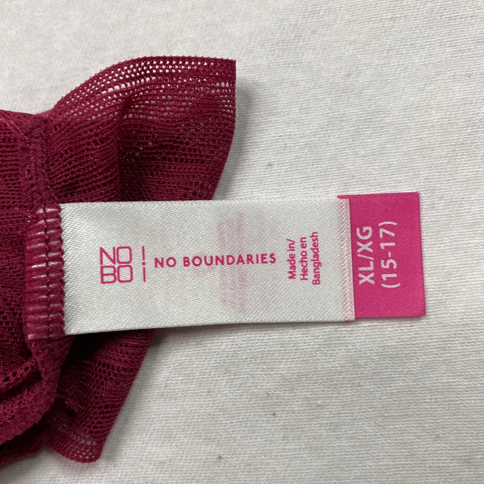 No Boundaries Juniors Thongs Underwear sz XL sz 15 – 17 Multicolor 3 Pack NEW
