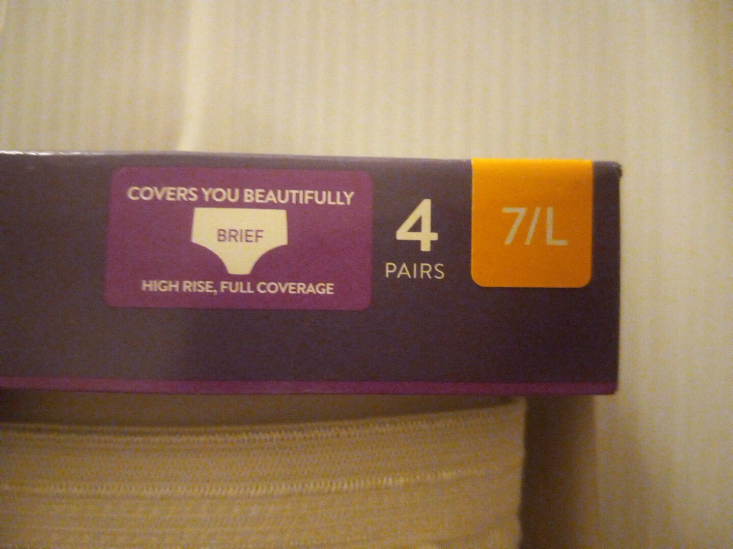 Hanes 41KUB1 Ultimate Cotton Comfort Women’s Hipster Panties 4-Pack 7/L NEW